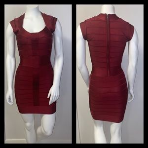 NWOT Cranberry French Connection Bodycon Dress